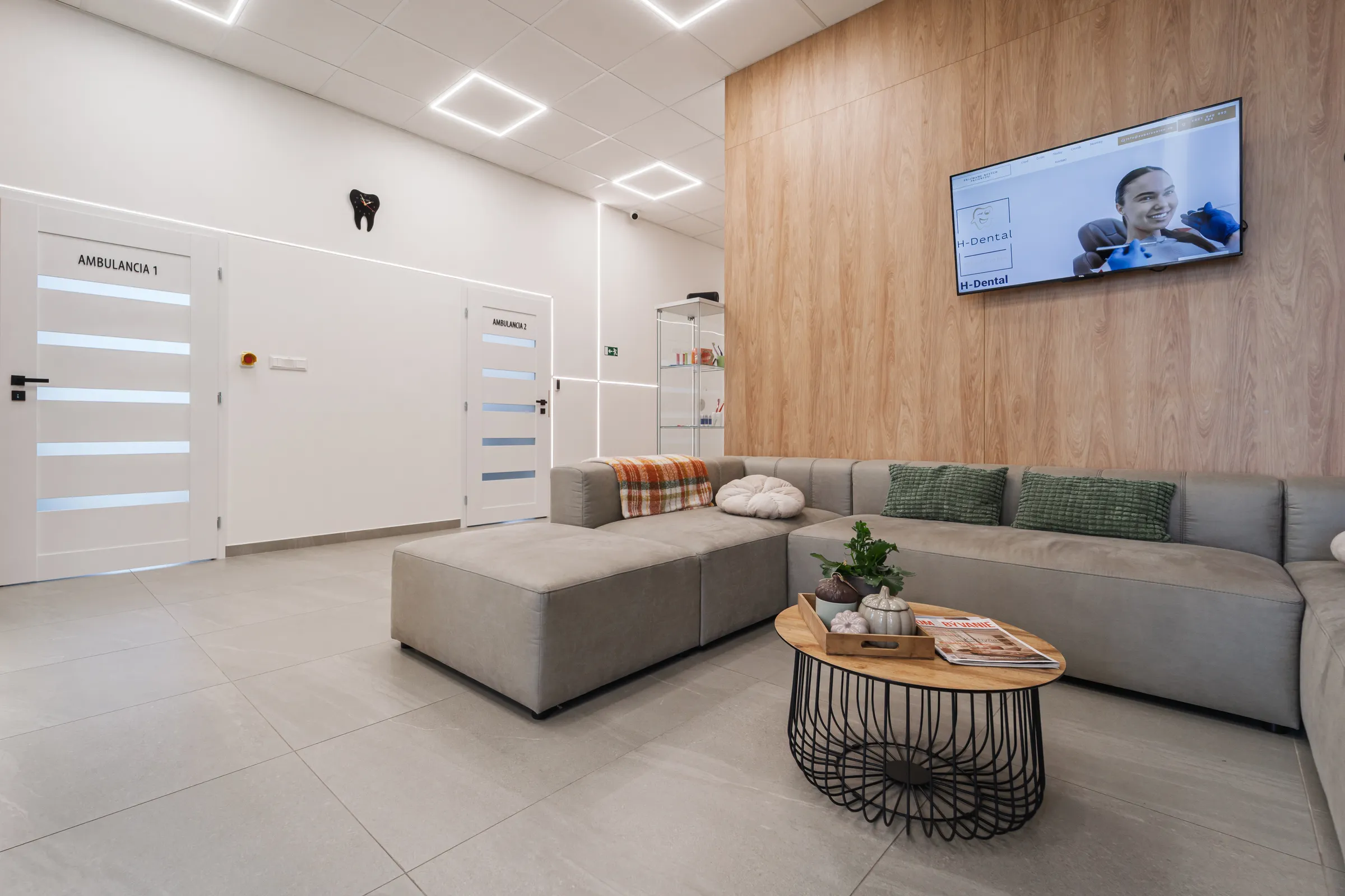 Čakáreň kliniky H-Dental